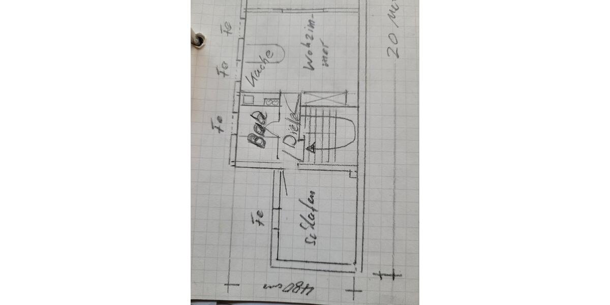 Etagenwohnung Duisburg Angerhausen - 1 Zimmer, 43 m&sup2;, 498&euro; | Angebot:26234627