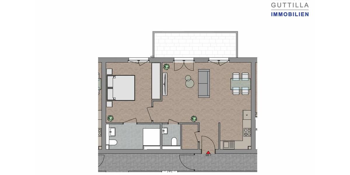 Exkusive 2 Zimmer Etagenwohnung zur Miete-Erstbezug 2 zimmer