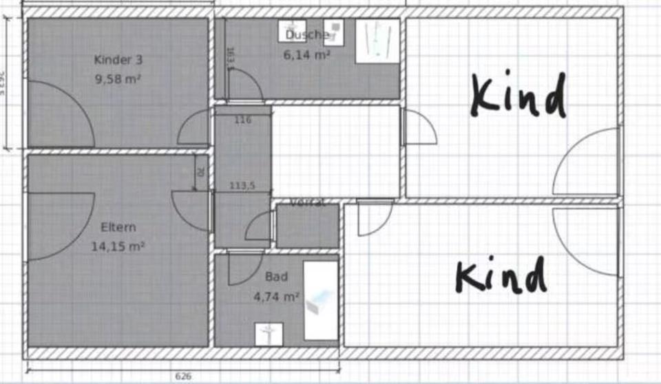 Modernisiertes Split-Level-Haus in Bochum-Höntrop von Privat 5.5 zimmer
