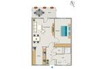 Etagenwohnung Essen Stadtbezirk V - 2 Zimmer, 65 m&sup2;, 668&euro; | Angebot:24565636