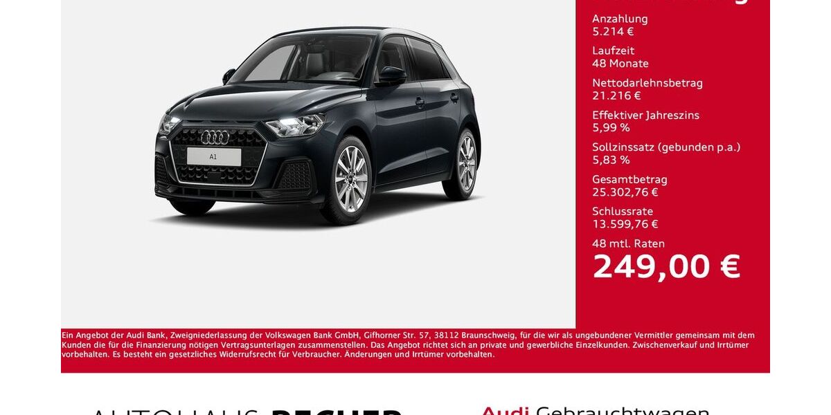 Audi A1 3.790 km 26.430 &euro; Wesel 46485