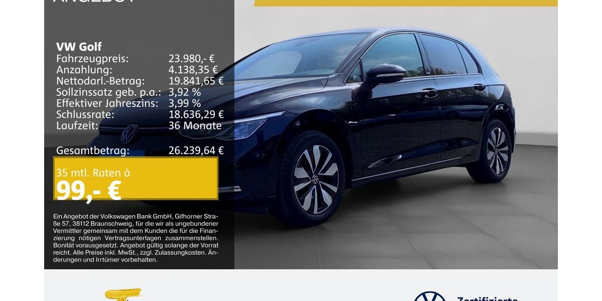 VW Golf 32.352 km 23.450 &euro; Herne 44653