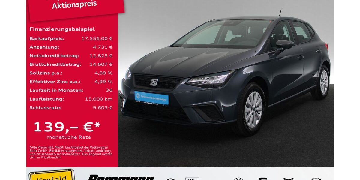 Seat Ibiza 1.050 km 17.556 &euro; Krefeld 47803