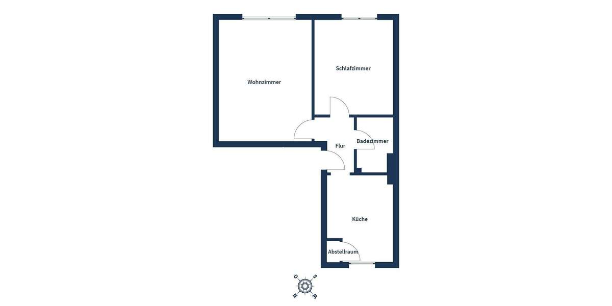 Etagenwohnung Essen Westviertel - 2 Zimmer, 50 m&sup2;, 145.000&euro; | Angebot:24991078