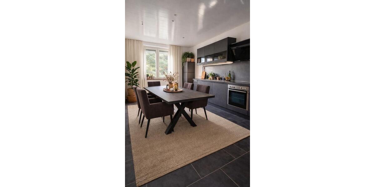 Wohnung mit Garten, Einbauküche und Kaminofen 3 zimmer