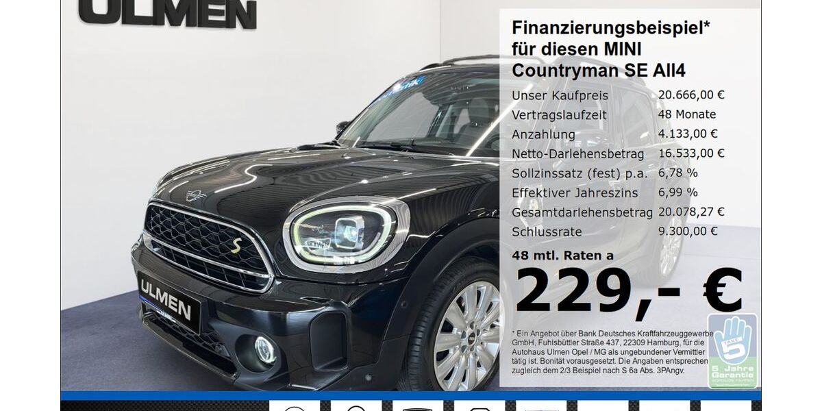 Mini Countryman SE (Cooper) 84.865 km 19.666 &euro; Düsseldorf 40231