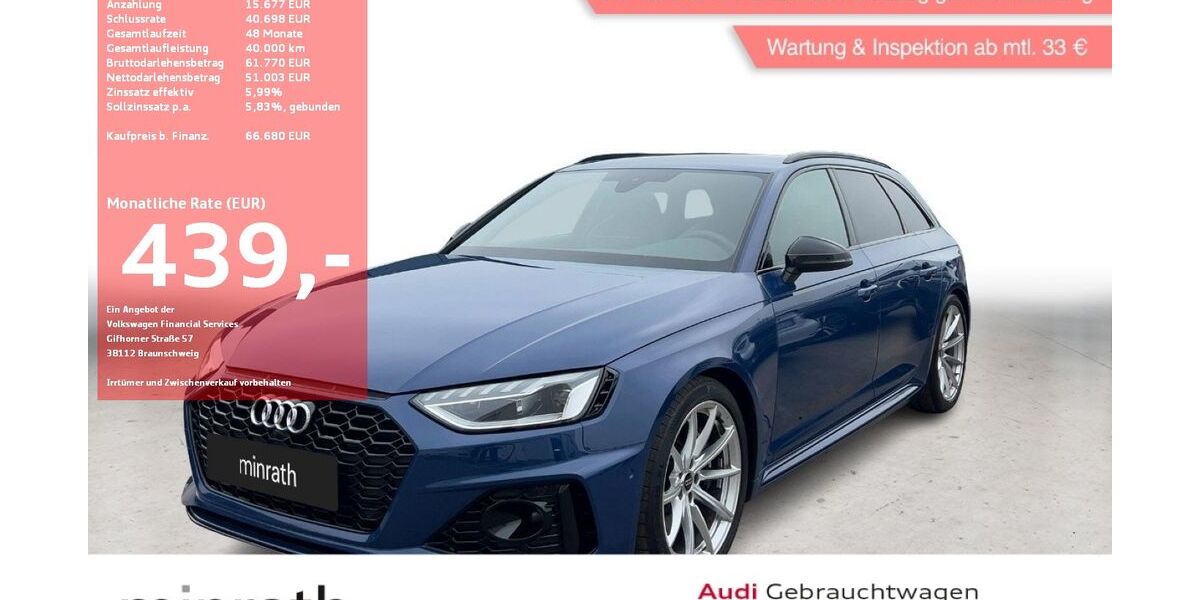Audi RS4 24.060 km 63.680 &euro; Moers-Hülsdonk 47441