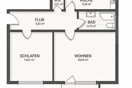 Wohnung zum Kaufen in Gelsenkirchen Horst 100.000 € 62.43 m² 2 zimmer