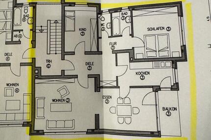 312 Zi Etagenwohnung in zentraler Stadtlage 3 zimmer
