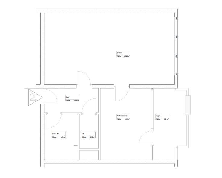 3-2-1-MEINS! Erstbezug nach Sanierung mit Einzugsbonus! 1 zimmer