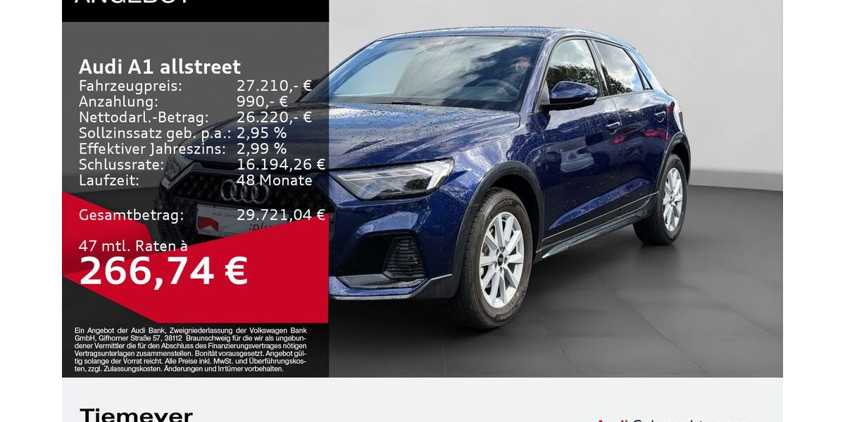 Audi A1 2.945 km 27.210 &euro; Dorsten 46284