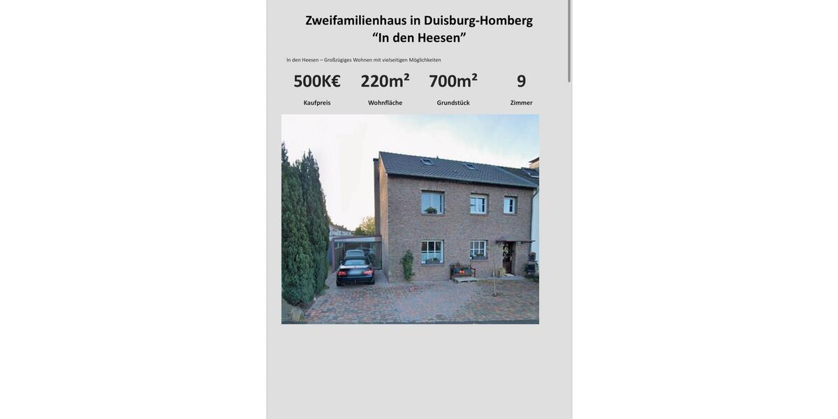 Tolles Zweifamilienhaus mit viel Platz 9 zimmer