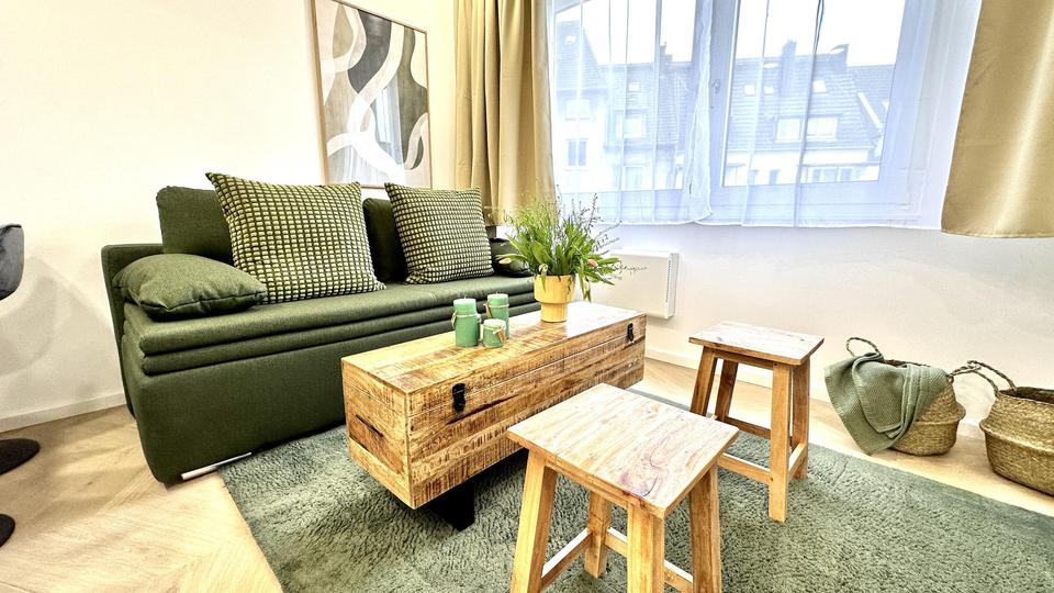 Etagenwohnung Düsseldorf Oberbilk - 2 Zimmer, 40 m&sup2;, 990&euro; | Angebot:25349472