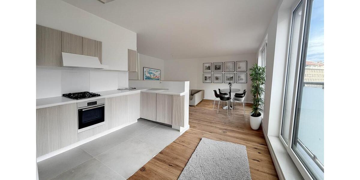 Erstbezug! Exklusive 3-Zimmer-Wohnung mit Terrasse im 6. OG – hochwertiger Neubau in Stadtmitte 3 zimmer