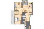 Großzügige 3-Zimmer-Erdgeschoss-Wohnung mit Balkon, Dusche, Wanne und Laminat