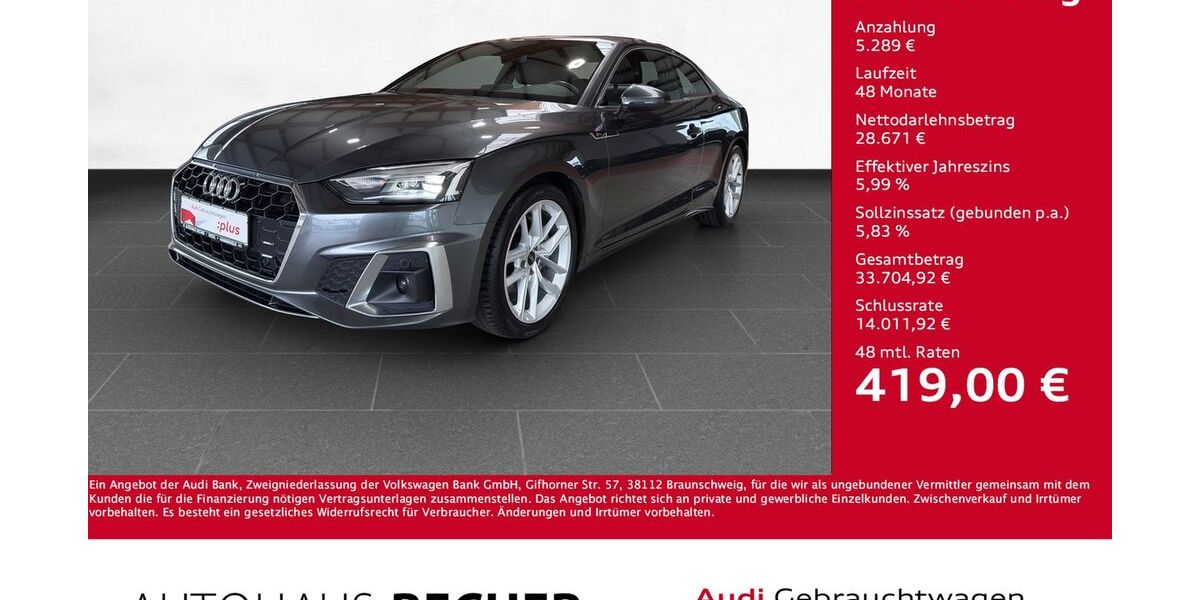 Audi A5 93.512 km 33.960 &euro; Wesel 46485