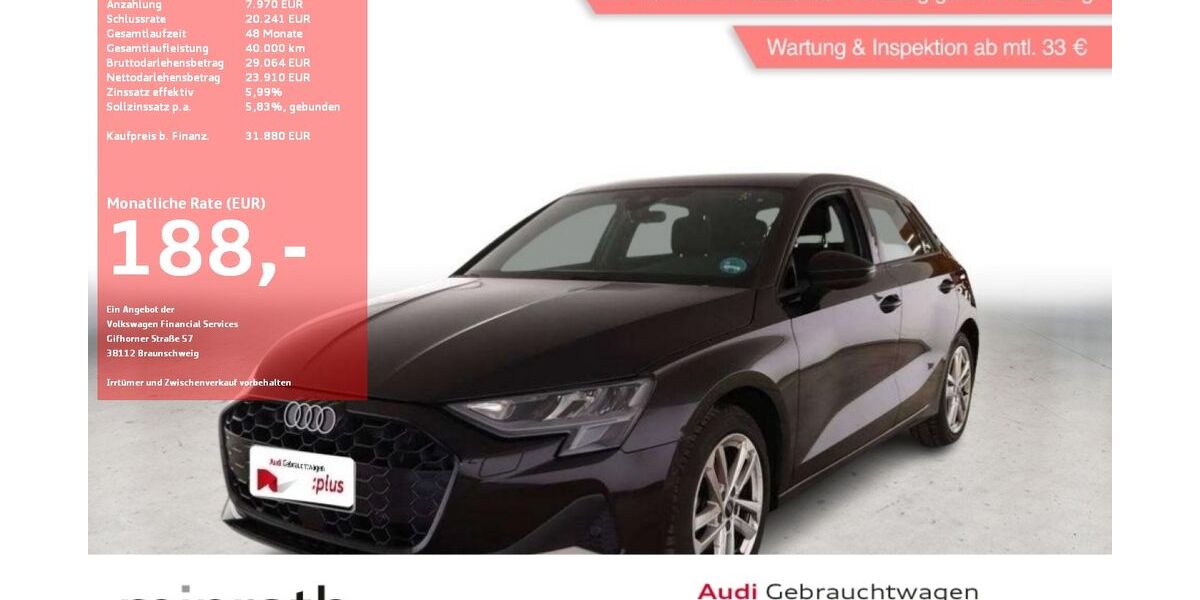 Audi A3 25.863 km 31.380 &euro; Moers-Hülsdonk 47441