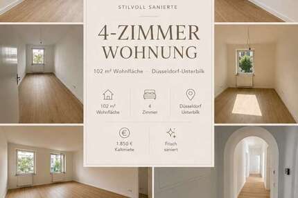 Wohnung Düsseldorf Stadtbezirk 3 - 4 Zimmer, 103 m&sup2;, 1.849&euro; | Angebot:26869590