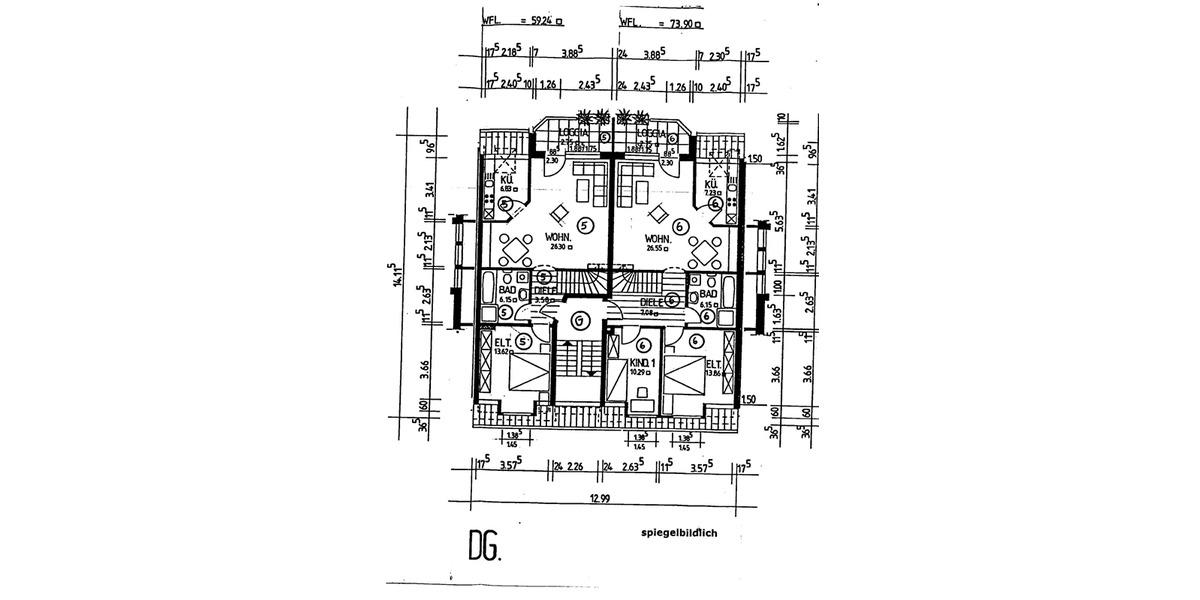Etagenwohnung Rheinberg Budberg - 3 Zimmer, 90 m&sup2;, 175.000&euro; | Angebot:25426076
