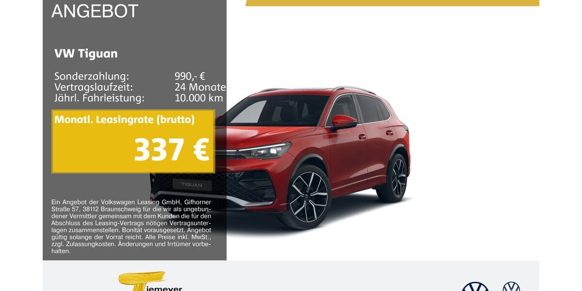 VW Tiguan 5.895 km 44.590 &euro; Marl 45770