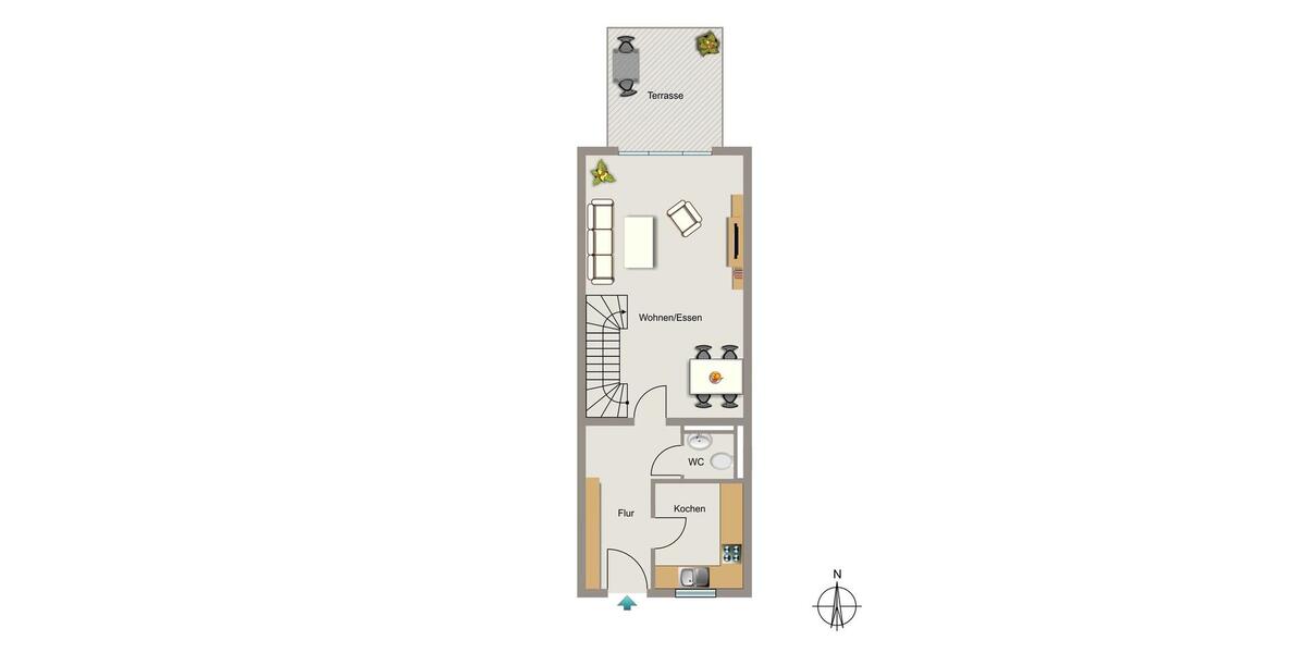 Etagenwohnung Duisburg Walsum - 4 Zimmer, 116 m&sup2;, 1.454&euro; | Angebot:26343774