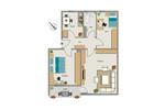 Erdgeschoßwohnung Herten - 3.5 Zimmer, 65 m&sup2;, 507&euro; | Angebot:25845038