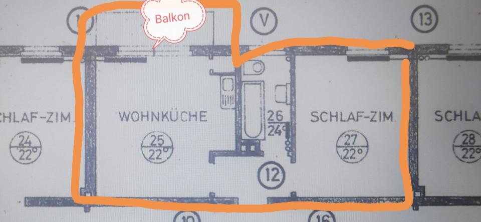 2 Zimmer Wohnung mit Küche und Balkon in GE Bulmke-Hüllen 2 zimmer