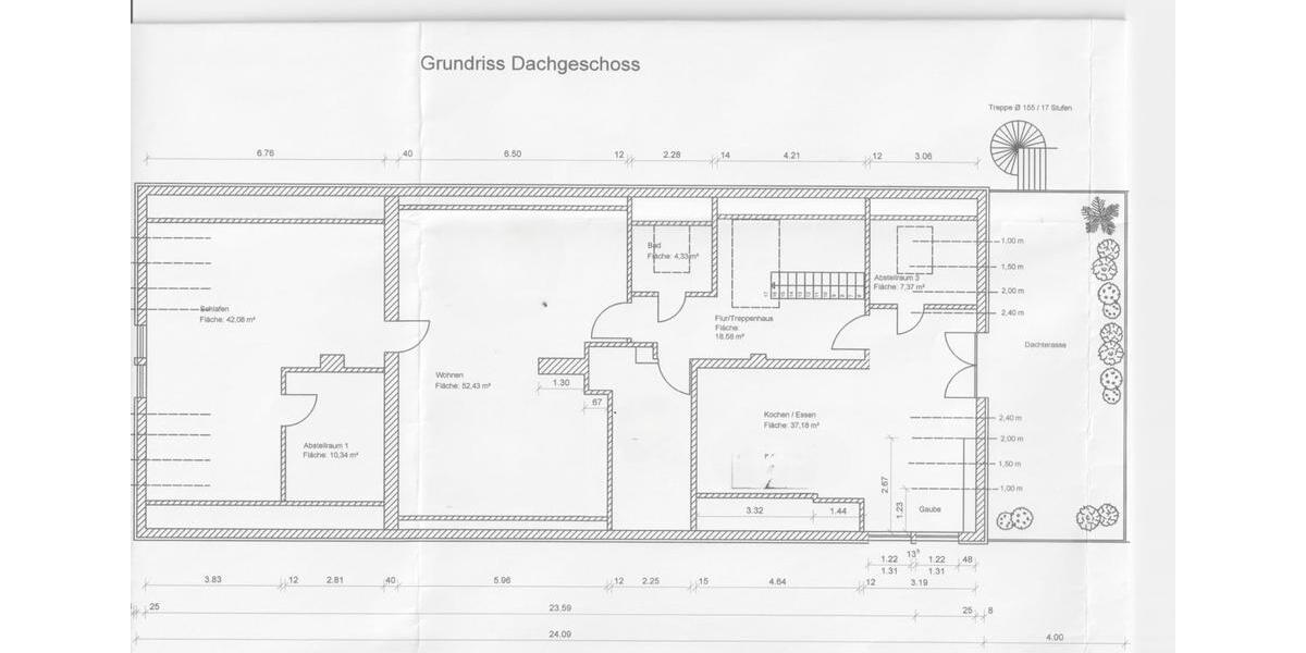 Dachgeschoßwohnung Recklinghausen Hillerheide - 2.5 Zimmer, 150 m&sup2;, 1.345&euro; | Angebot:25519517