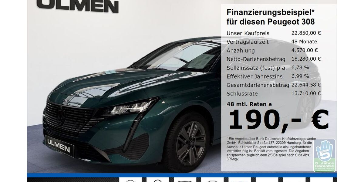 Peugeot 308 34.931 km 22.850 &euro; Düsseldorf 40233
