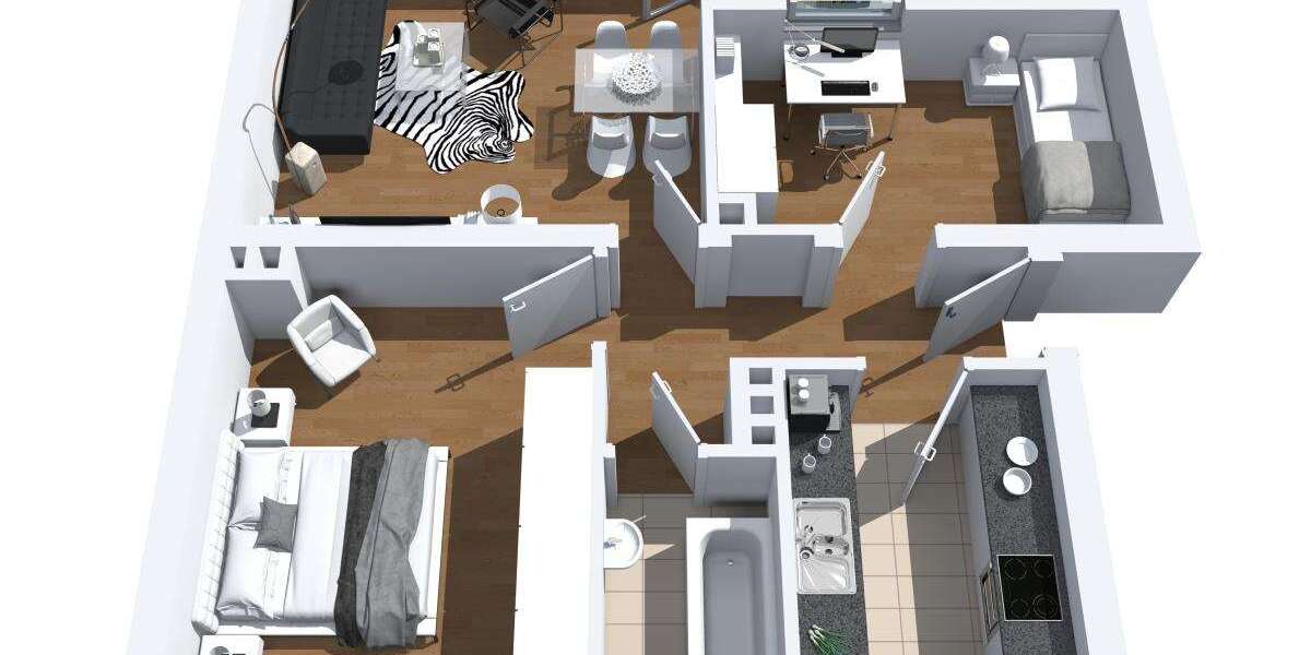 Wohnung zum Mieten in Herne 479 € 56.09 m² 3 zimmer