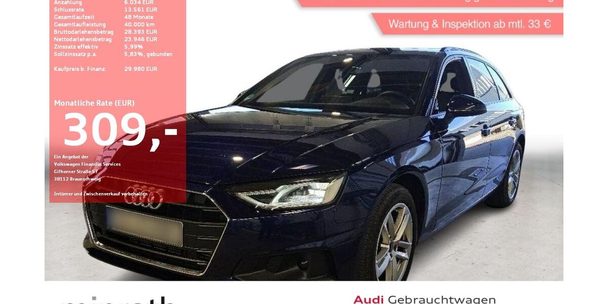 Audi A4 40.714 km 29.980 &euro; Moers-Hülsdonk 47441