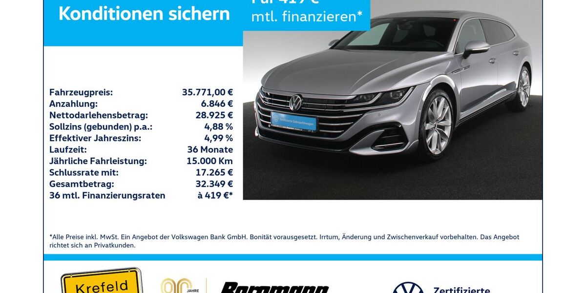 VW Arteon 30.640 km 34.662 &euro; Krefeld 47803
