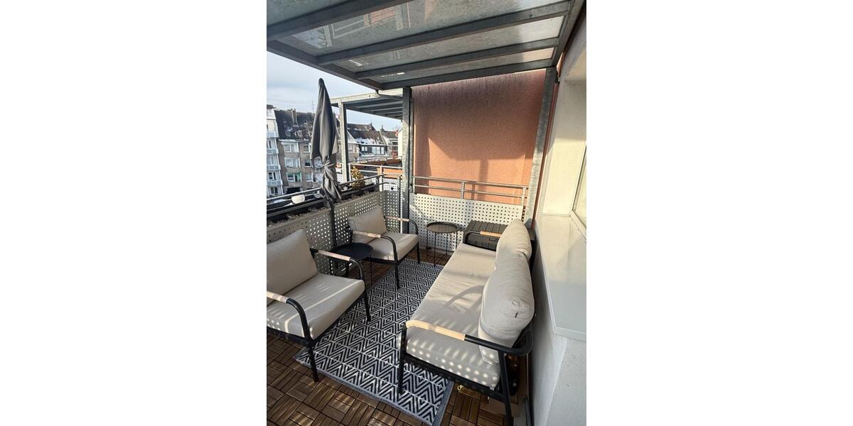 Helle 2-Zimmer-Wohnung mit Balkon in Düsseldorf | Untermiete 2 zimmer