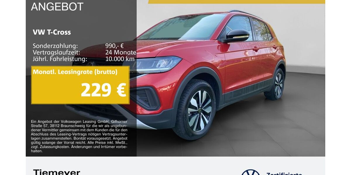VW T-Cross 5.286 km 20.190 &euro; Bochum 44892