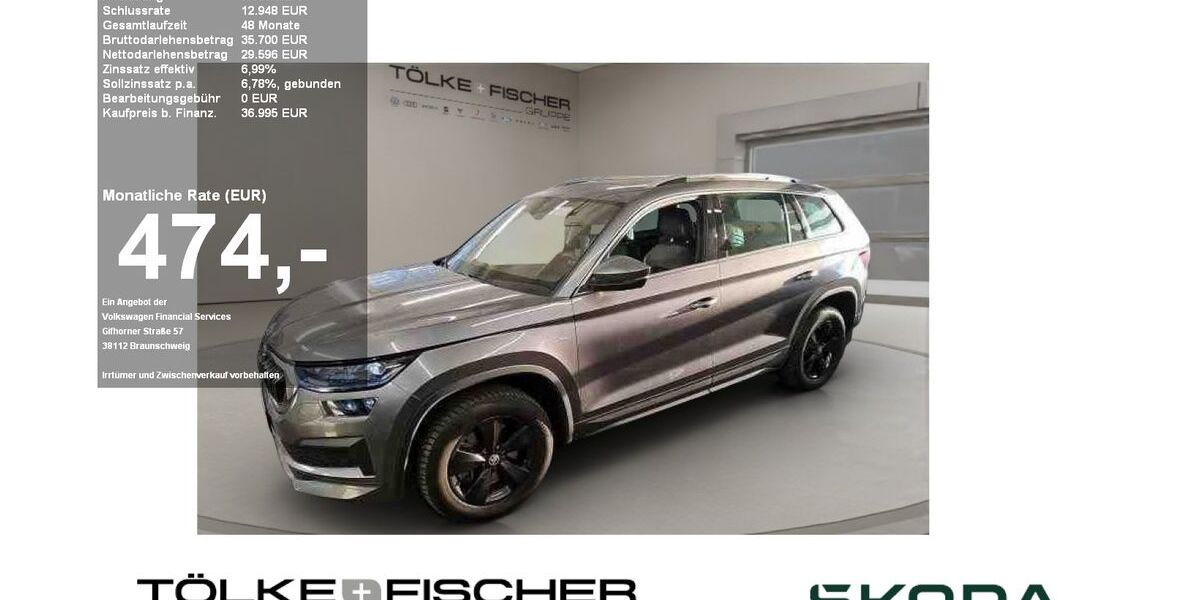 Skoda Kodiaq 75.000 km 36.994 &euro; Krefeld 47809