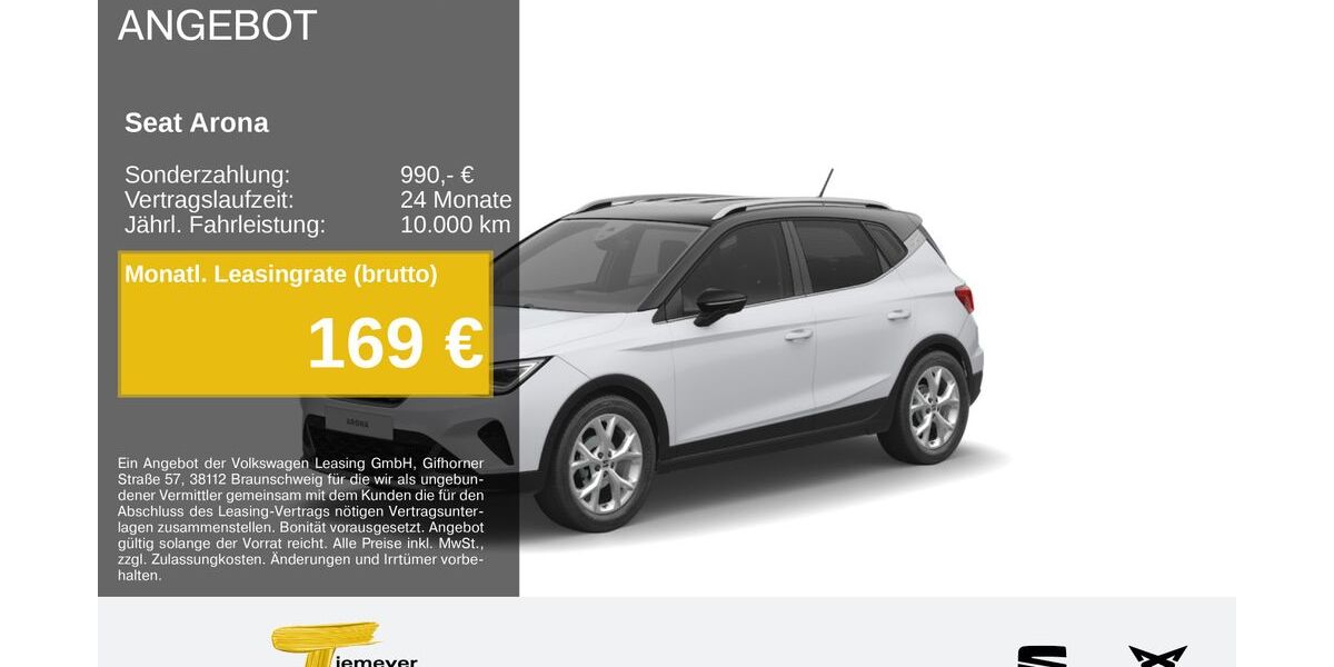 Seat Arona 22.965 km 26.280 &euro; Recklinghausen 45663