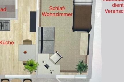 Wohnung Herne Wanne-Bickern - 1 Zimmer, 33 m&sup2;, 290&euro; | Angebot:25416069