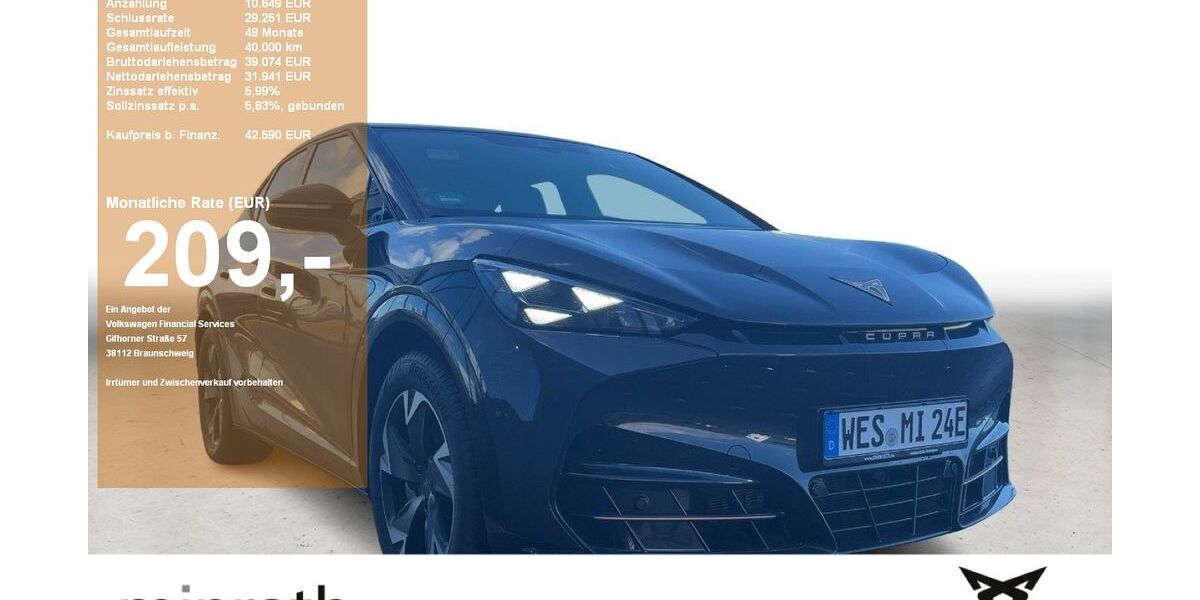 Cupra Tavascan 2.504 km 39.410 &euro; Moers-Hülsdonk 47441