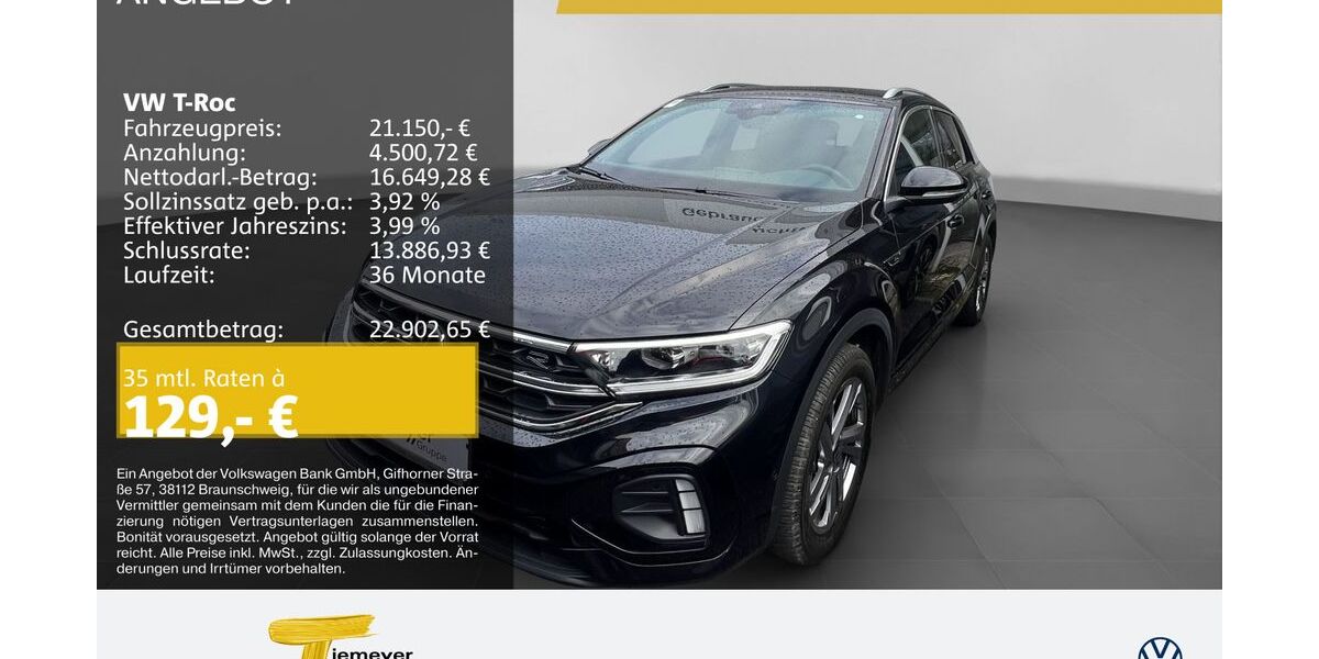 VW T-Roc 39.288 km 20.250 &euro; Recklinghausen 45663