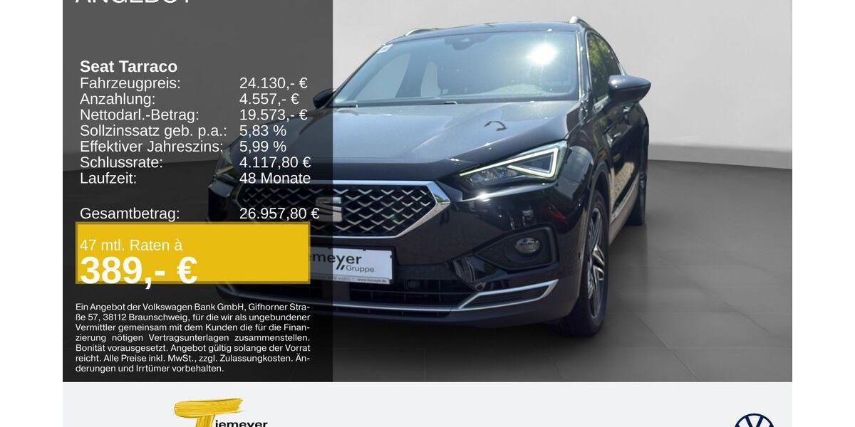 Seat Tarraco 93.483 km 23.620 &euro; Oberhausen 46047