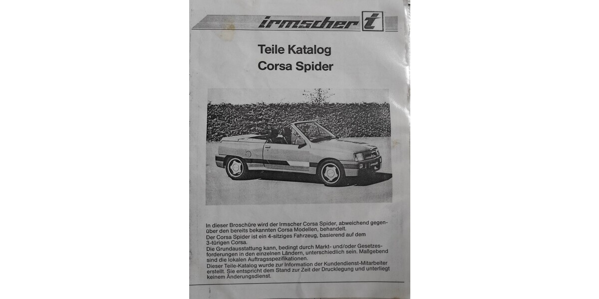 Opel Corsa A CC Cabrio Oldtimer Bj. 1984 72.155 km 12.500 &euro; Düsseldorf 40213