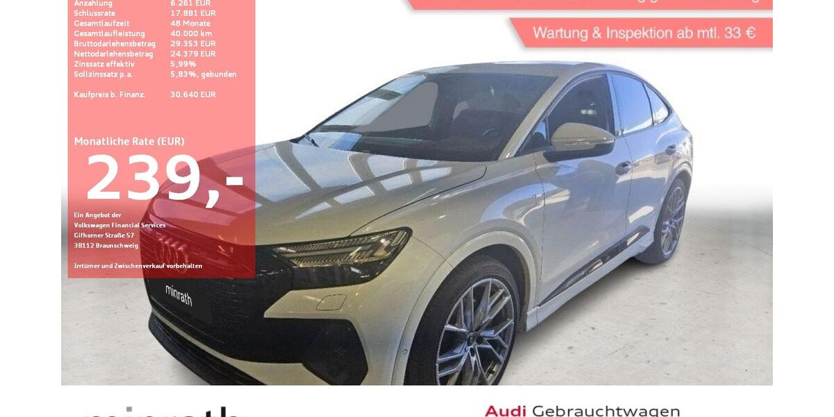 Audi Q4 e-tron 88.610 km 29.090 &euro; Moers-Hülsdonk 47441