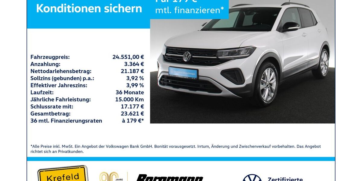 VW T-Cross 25.531 km 24.222 &euro; Krefeld 47803