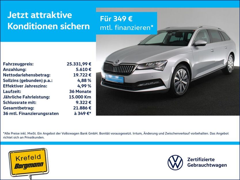 Skoda Superb 110.200 km 25.332 € Krefeld 47803