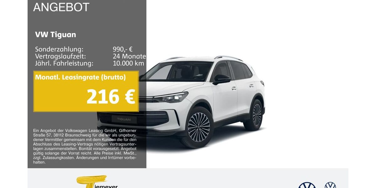 VW Tiguan 14.419 km 30.160 &euro; Marl 45770