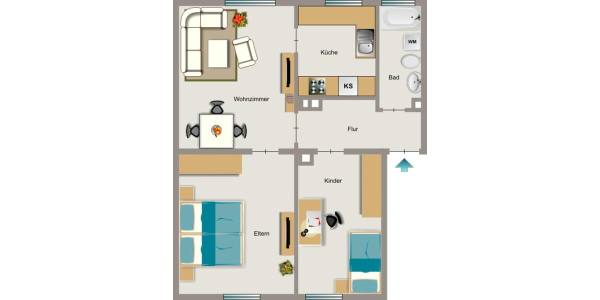 Klein aber fein - Wohnen, wo das Herz schlägt. 3.5 zimmer