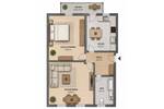Etagenwohnung Duisburg Röttgersbach - 2 Zimmer, 59 m&sup2;, 440&euro; | Angebot:26900581