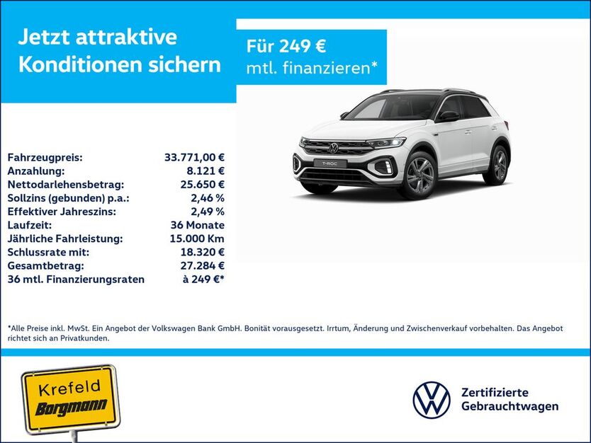 VW T-Roc 9.982 km 33.771 € Krefeld 47803
