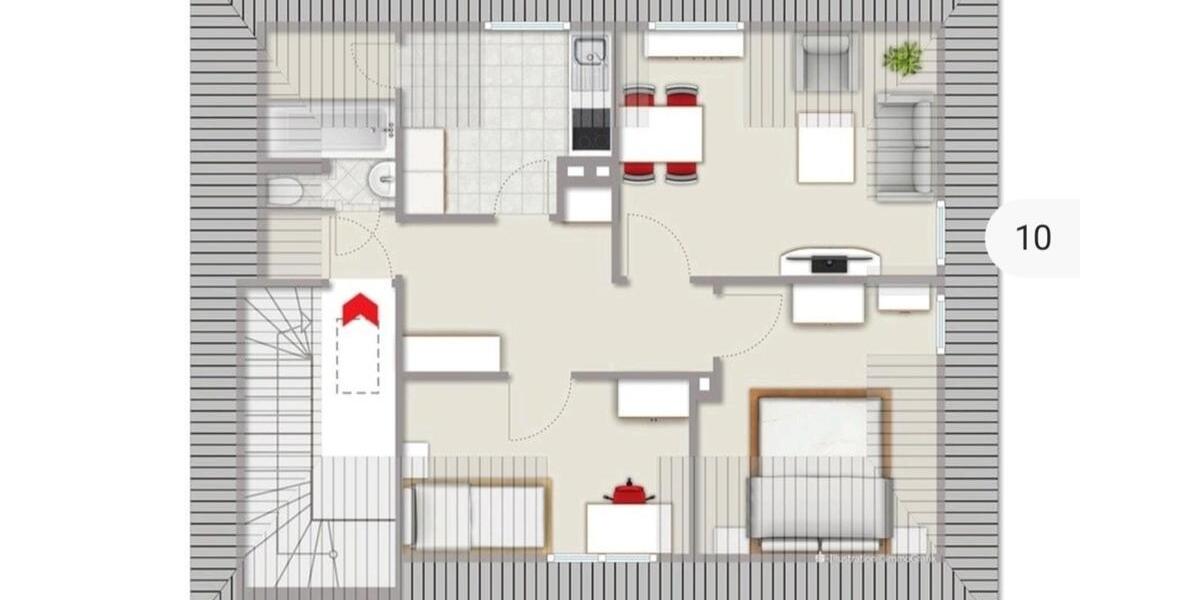 Dachgeschosswohnung *** Erstbezug nach vollständiger Sanierung ** 3 zimmer