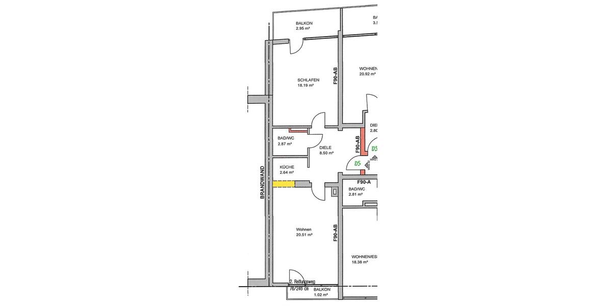 Sanierte 2 Zimmer Wohnung zu vermieten 2 zimmer